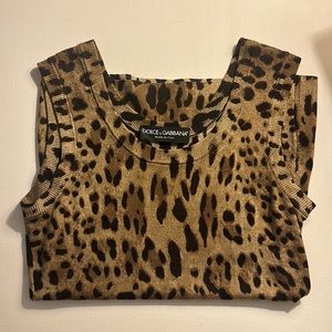 Dolce& Gabbana Leopard Top